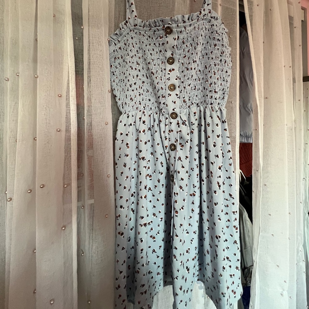 Blue summer dress